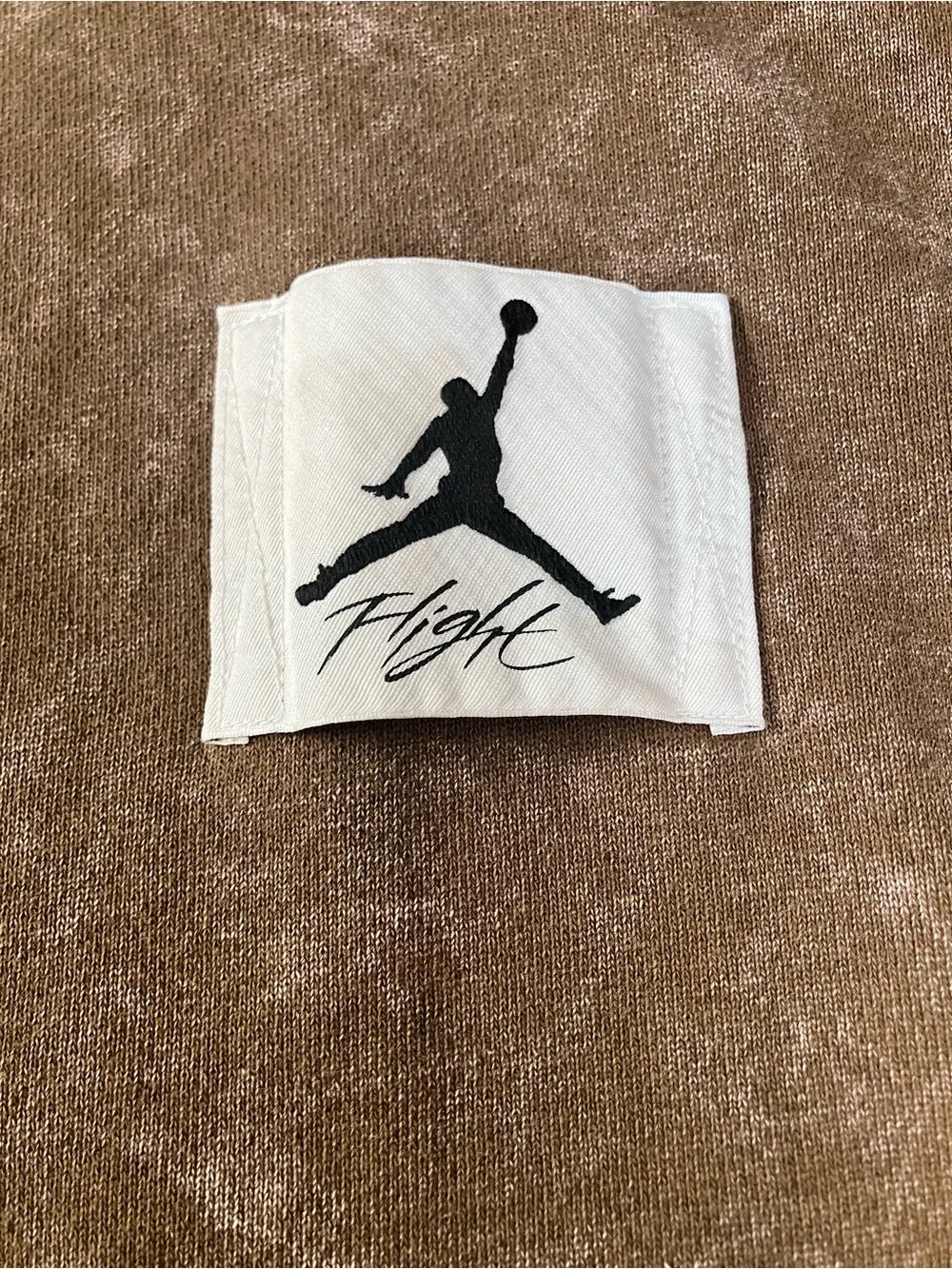 Jordan Brown Washed Pullover Hoodie